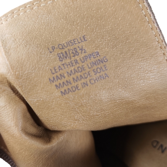 Lucky Brand Quiselle Taupe Suede Booties - Picture 8 of 11